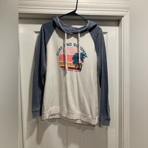 Roxy Hooded Top Size Large